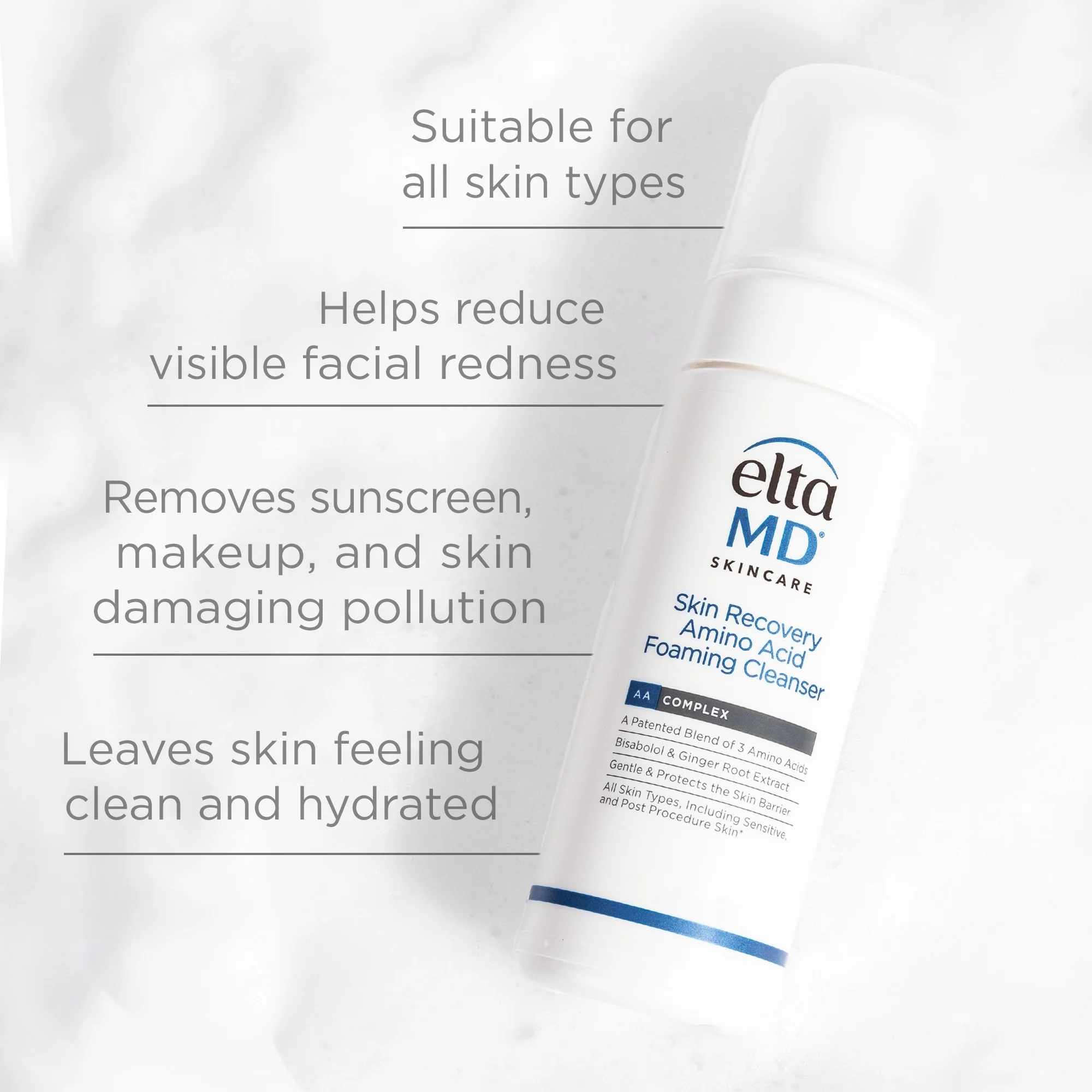 EltaMD Deluxe Mini Skin Recovery Amino Acid Foaming Cleanser - Image 4