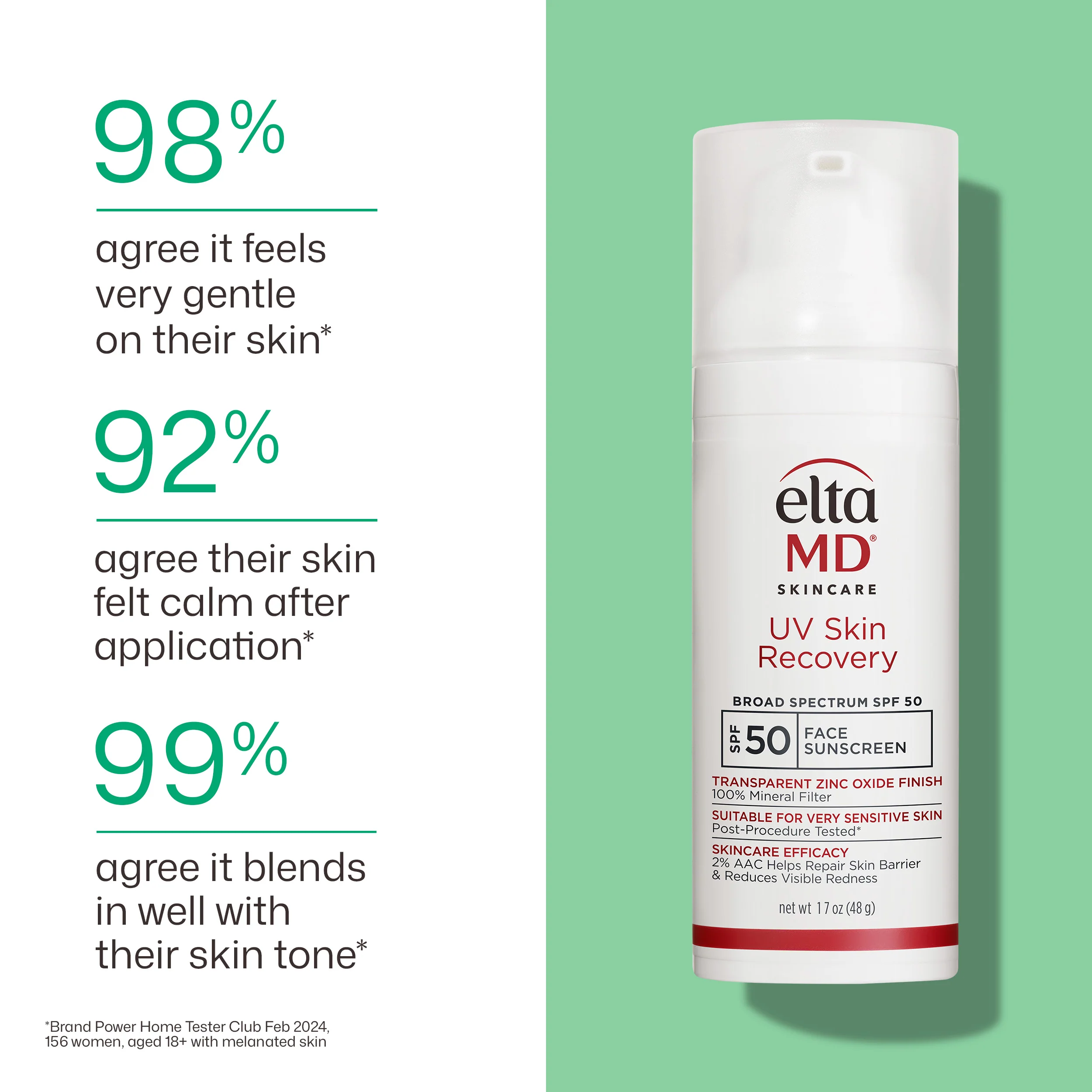 EltaMD UV Skin Recovery Broad Spectrum SPF 50 Face Sunscreen - Image 11